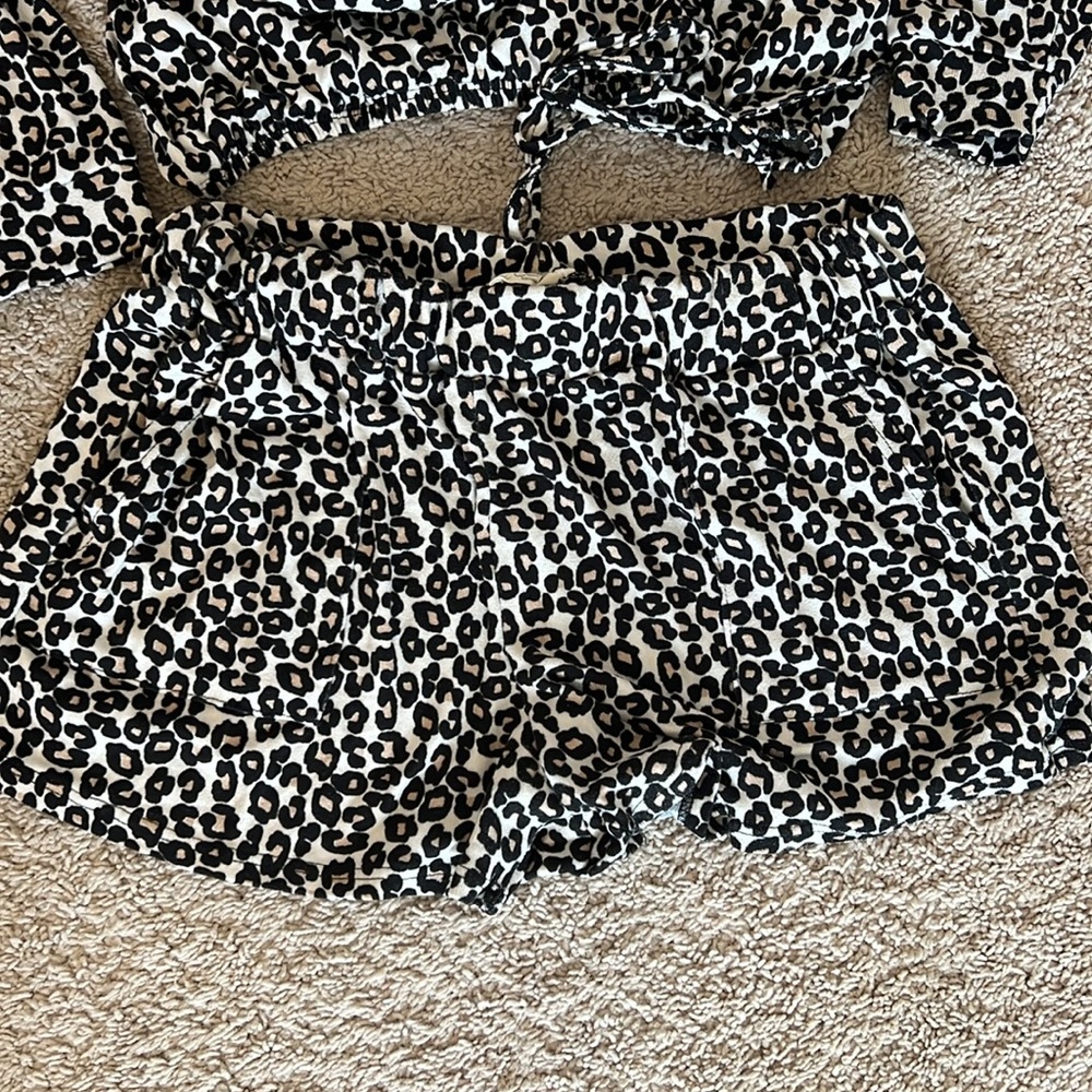 Leopard Print Pajama Set - Picture 3 of 5